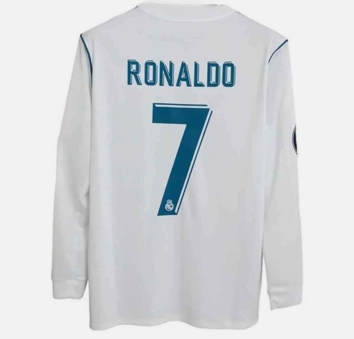 Real Madrid CF Home UCL Final Retro Jersey 2017/18 Cristiano Ronaldo #7