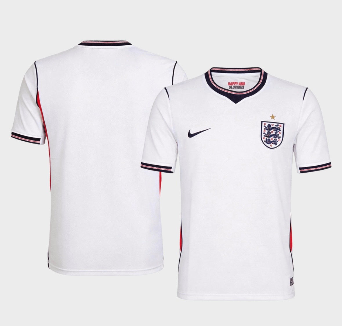 England National Team Home Jersey World Cup 2026