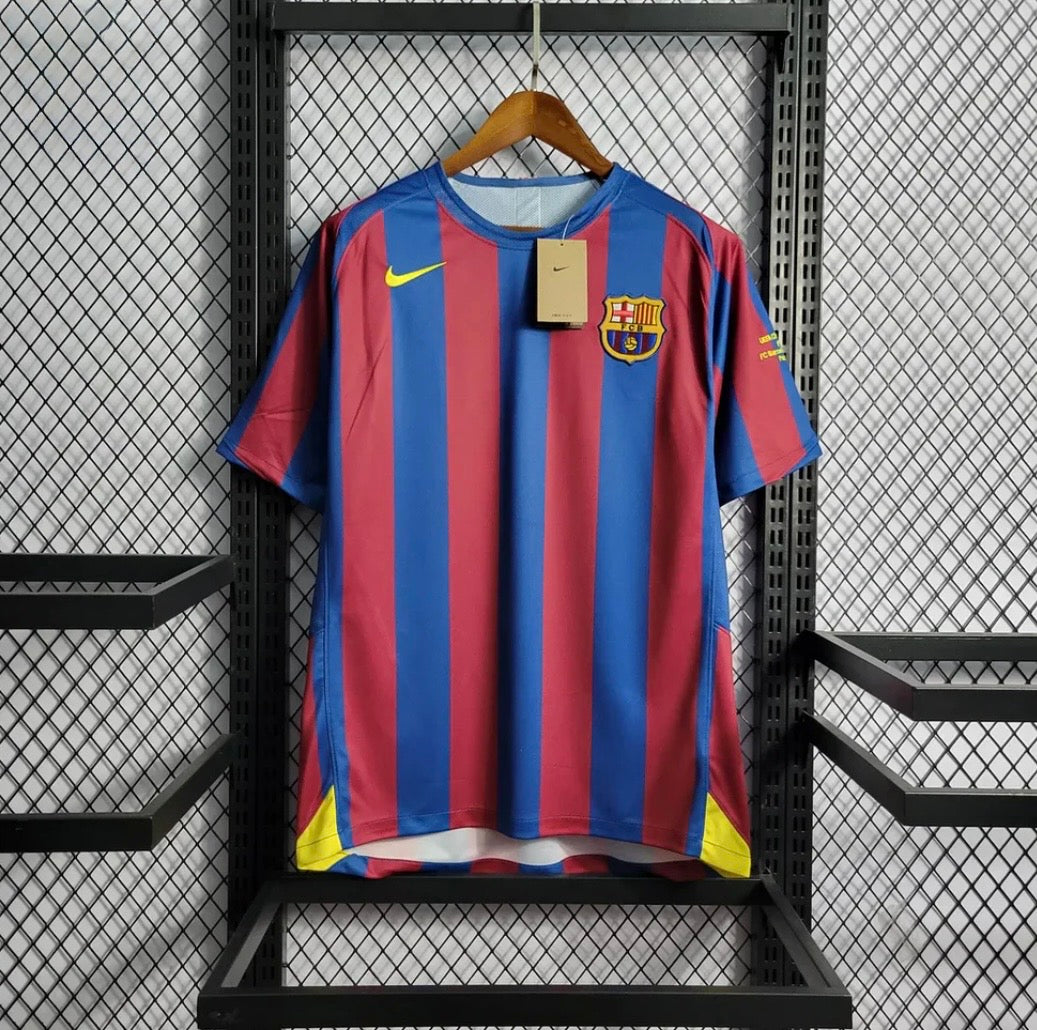 FC Barcelona Retro Home UCL Jersey 2005/06